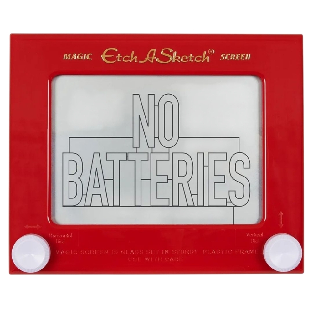 Etch A Sketch Classic Red Drawing Toy with Magic Screen for Ages 3+